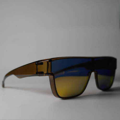 Rátét - 568-Átlátszó barna, tükör narancs