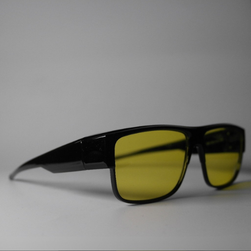 Rátét - 835-Fényes fekete, sárga